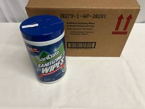P. 6x 125ct Sanidate Sanitizing Wipes
