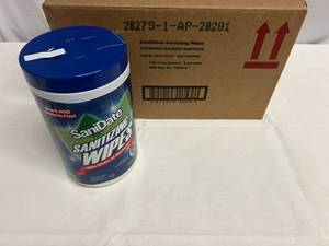 P. 6x 125ct Sanidate Sanitizing Wipes