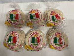 KK. 6x 20count La Banderita Flour Tortillas