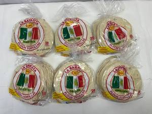 KK. 6x 20count La Banderita Flour Tortillas