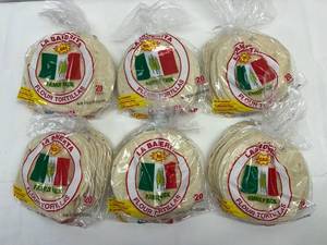 KK. 6x 20count La Banderita Flour Tortillas