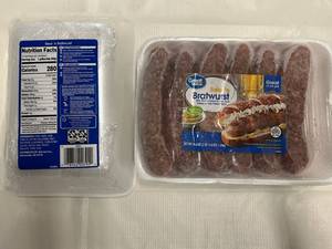 G. 2x 45.6oz Beer n Bratwurst(12per Package)