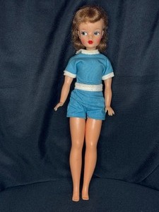 lot 3 image: VINTAGE IDEAL TAMMY DOLL WITH ROMPER OUTFIT