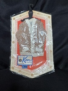 lot 21 image: RARE MINT IN PACKAGE KEN PAK CARDIGAN SWEATER 1963