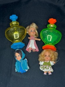 lot 60 image: VINTAGE LOT OF LITTLE KIDDLES DOLLS