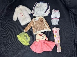 lot 66 image: LOT OF DOLL CLOTHING WITH KEN SWEATER