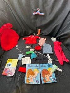 lot 97 image: VINTAGE BARBIE DOLL CLOTHING ITEMS AND MISC