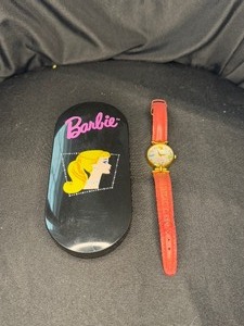 lot 151 image: LOT OF 2 BARBIE WATCHES
