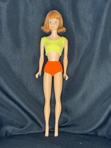 lot 163 image: VINTAGE MIDGE DOLL WITH SWIMSUIT