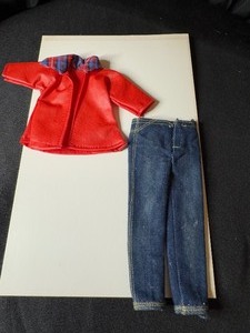 lot 170 image: VINTAGE BARBIE CLOTHING - JEANS MARKED KEN