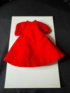 lot 171 image: VINTAGE BARBIE RED FLARE VELVET COAT