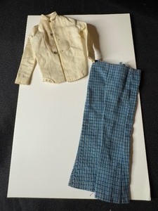 lot 176 image: KEN SHIRT WITH PLAID PANTS