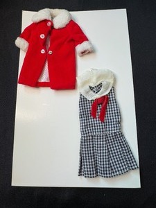 lot 191 image: SKIPPER RED VELVET JACKET AND DRESS