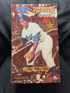 lot 286 image: NEW IN PACKAGE STARTING LINEUP JACKIE ROBINSON DOLL 1996