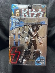 lot 290 image: 1997 MC FARLANE TOYS ACE FREHLEY KIZZ DOLL IN PACKAGE