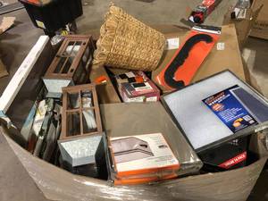 Gaylord of Assorted Tools Hardware and General Merchandise Various Models and Conditions Customer Returns See Pictures