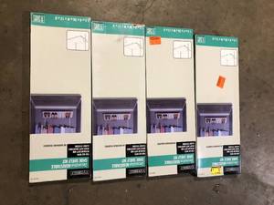 Lot of Everbilt 5.25 H 5-Pair White Vinyl Shoe Rack    Customer Returns See Pictures