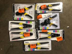 Lot of Assorted Pinch Clamp Tools Various Models and Conditions  Customer Returns See Pictures
