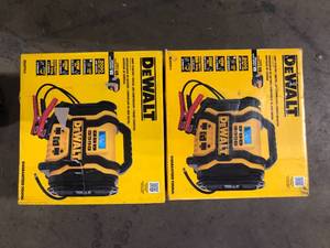 Lot of DEWALT Portable Power 2000 Peak Amp Jump Starter wDigital Compressor  Customer Returns See Pictures