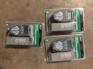 Lot of Commercial Electric Compact Auto-Ranging MultiMeter Customer Returns See Pictures