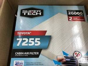 lot 48 image: SUPERTECH CABIN AIRFILTERS TOYOTA 7255