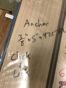 lot 73 image: ANCHOR CLICK AND LOCK FLOORING