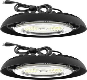 lot 3 image: Sunco 2 Pack UFO LED High Bay Light