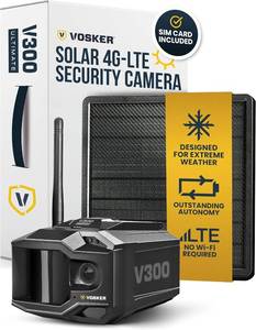 lot 26 image: Vosker V300 Ultimate 4G-LTE Autonomous Outdoor Security Camera