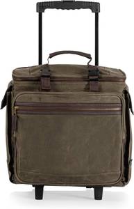 lot 35 image: Picnic Time Somm 12 Bottle Insulated Wine Bag with Rolling Cart