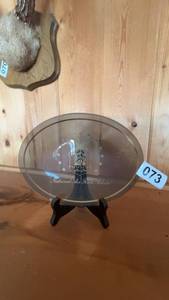 lot 73 image: National Air Force Salute Decorative Plate with Stand