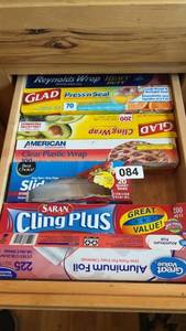 lot 84 image: Collection of Food Storage Wraps and Bags - Assorted Brands