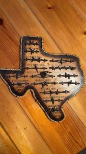 lot 133 image: Antique Barbed Wire Texas Wall Art with Historical Significance