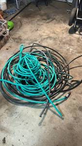 lot 192 image: Lot of Assorted Garden and Industrial Hoses - Auction 57336