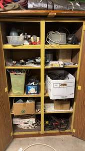 lot 201 image: Assorted Electrical Supplies from Cabinet 57336