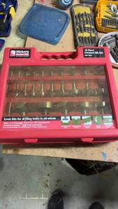 lot 207 image: 16 Piece Forstner Bit Set by Hickory - Drilling Bits for All Woods