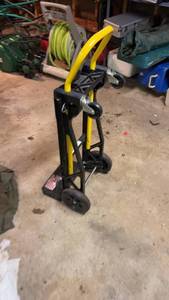 lot 208 image: Heavy-Duty Folding Hand Truck Dolly with Dual Wheels