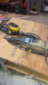 lot 230 image: Craftsman 6.0 Amp Orbital Sander with DeWalt Palm Sander - Used