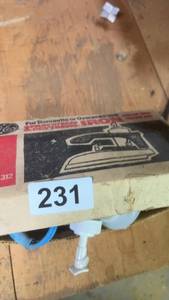 lot 231 image: Vintage General Electric Travel Iron Model 0-312