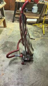 lot 259 image: Used Vacuum Cleaner with Red Hose and Attachments