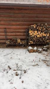 lot 267 image: Firewood Bundle with Log Rack - Mixed Types