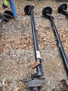 lot 36 image: Dexter Axle and Wheel Assembly with 5700 lb Capacity