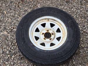 lot 55 image: Used Carlisle Trailer Tire and Wheel ST22575R15