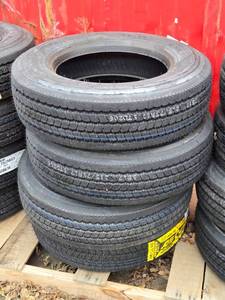 lot 64 image: Set of 4 Aeolus 21575R17.5 Heavy-Duty Tires - 18 Ply