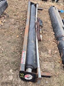 lot 102 image: Used Pull Tarps Manual Roll Tarp System Width Approximately 7.75