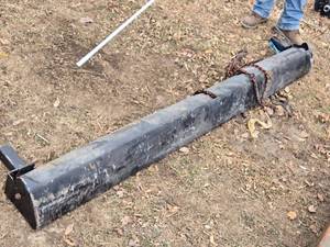 lot 103 image: Used Pull Tarps Manual Roll Tarp System Total Width Approximately 89