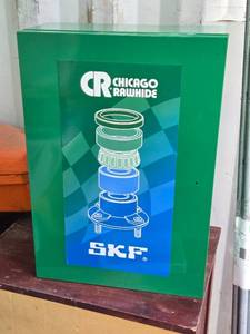 lot 156 image: New Chicago Rawhide SKF Bearings Metal Tool or Parts Cabinet with Multiple Shelves