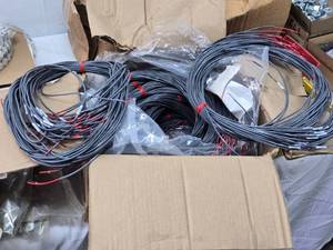 lot 167 image: Lot of 15 Bundles of Wiring Harness - Approximately 100 Pieces Each - Presumably Used for Wiring Grow Lights Together ()