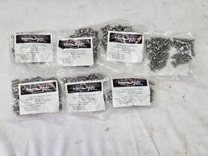 lot 187 image: Lot of Approx. 700 Stainless Steel Button Head Screws - Socket Screw M4x12 (12 mm Length) - 7 Bags of 100