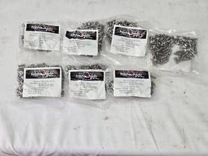 lot 188 image: Lot of Approx. 700 Stainless Steel Button Head Screws - Socket Screw M4x12 (12 mm Length) - 7 Bags of 100