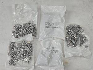 lot 194 image: 5 Packages of Stainless Steel Hex Nuts, 14-20